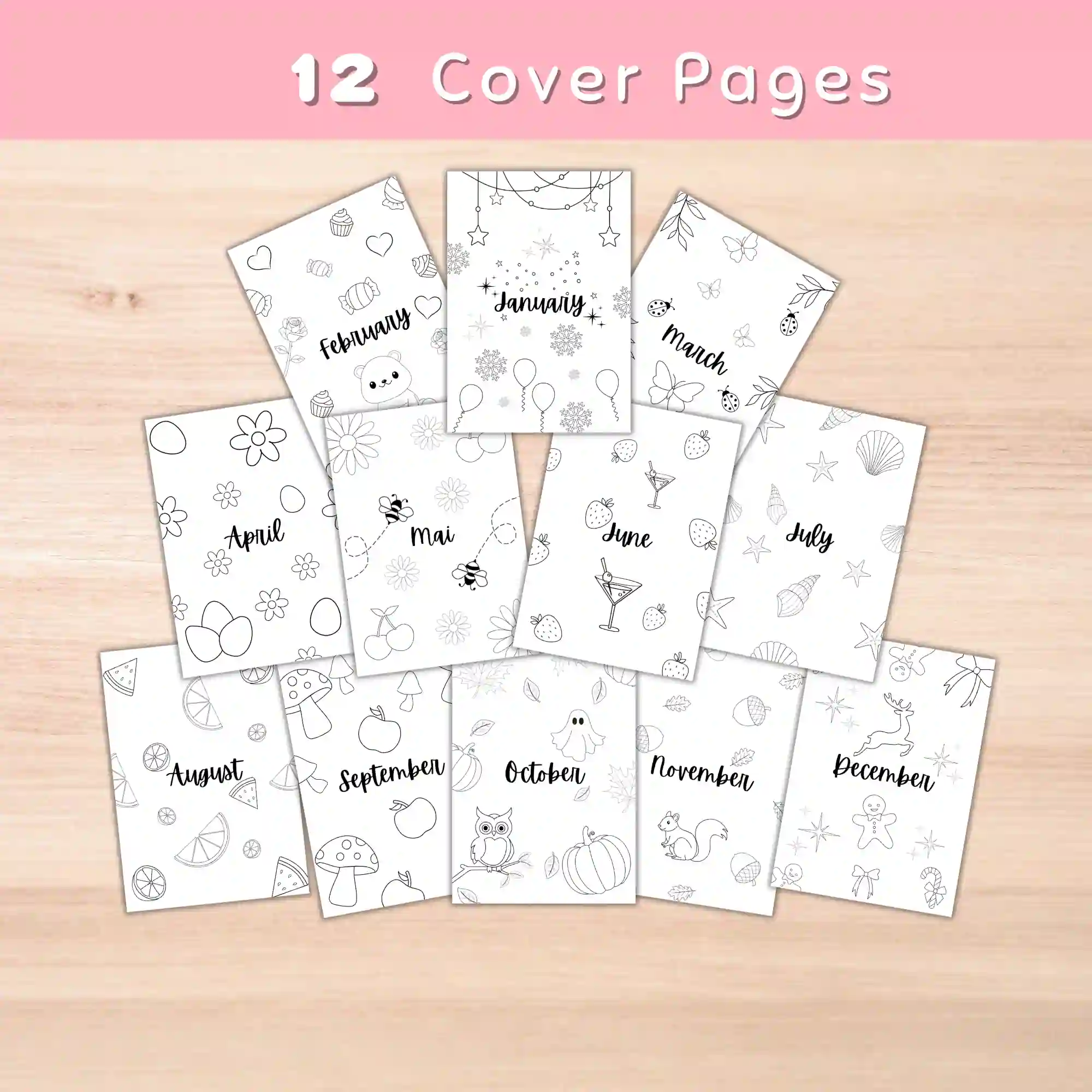 2027 bullet journal printable bundle - image 2