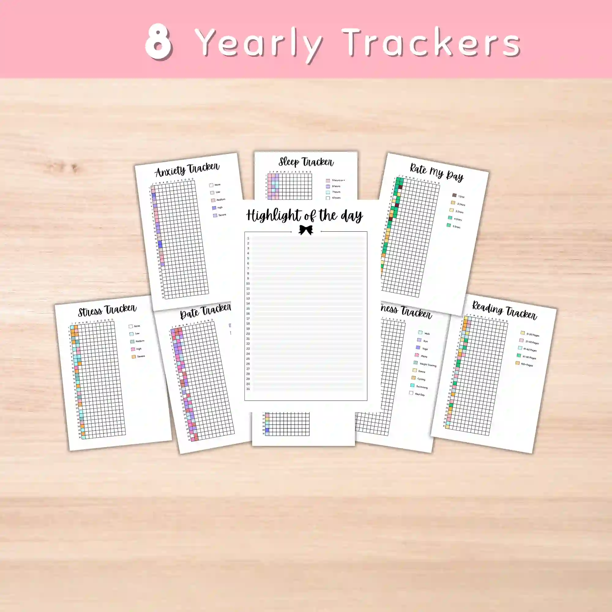 2027 bullet journal printable bundle - image 6