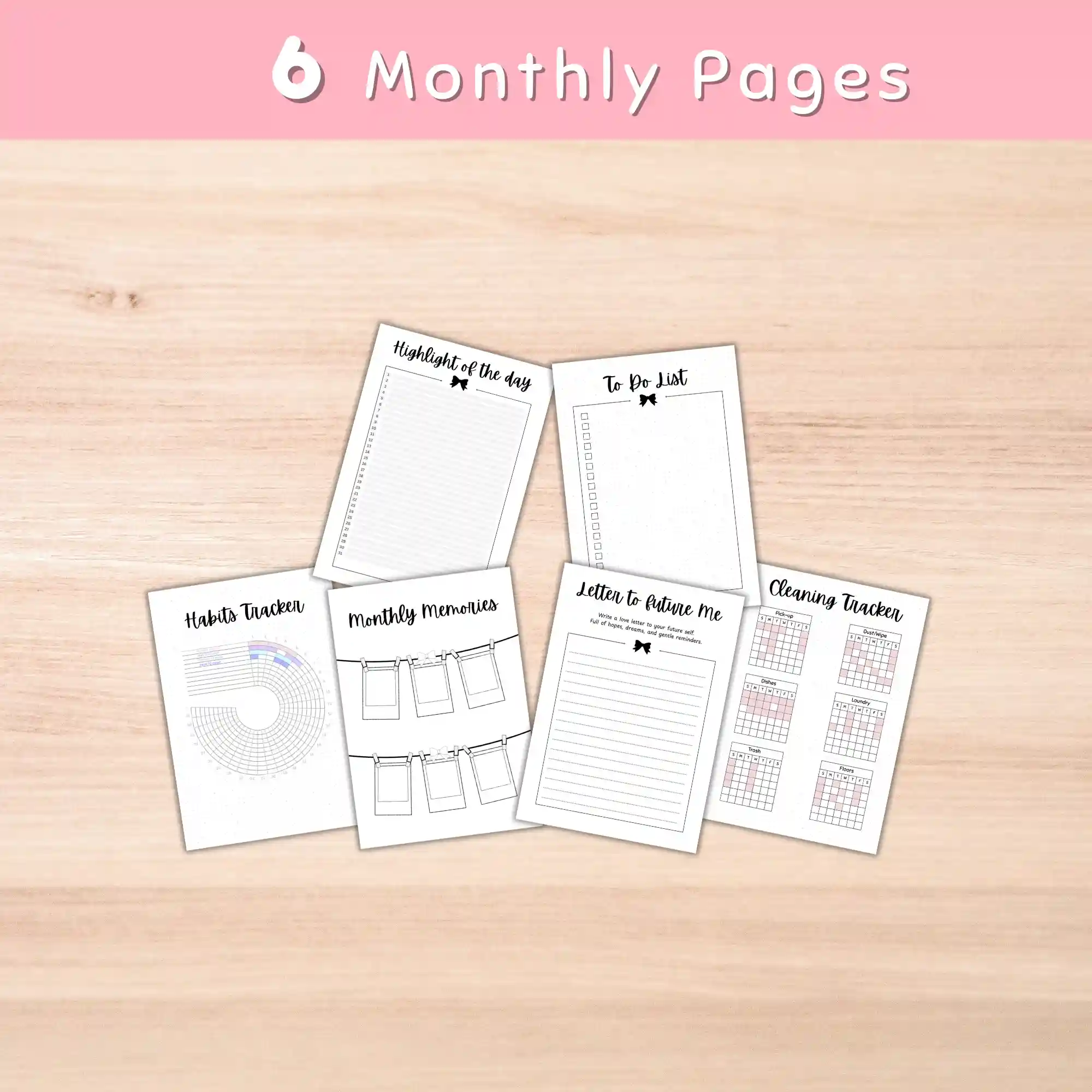 2027 bullet journal printable bundle - image 7