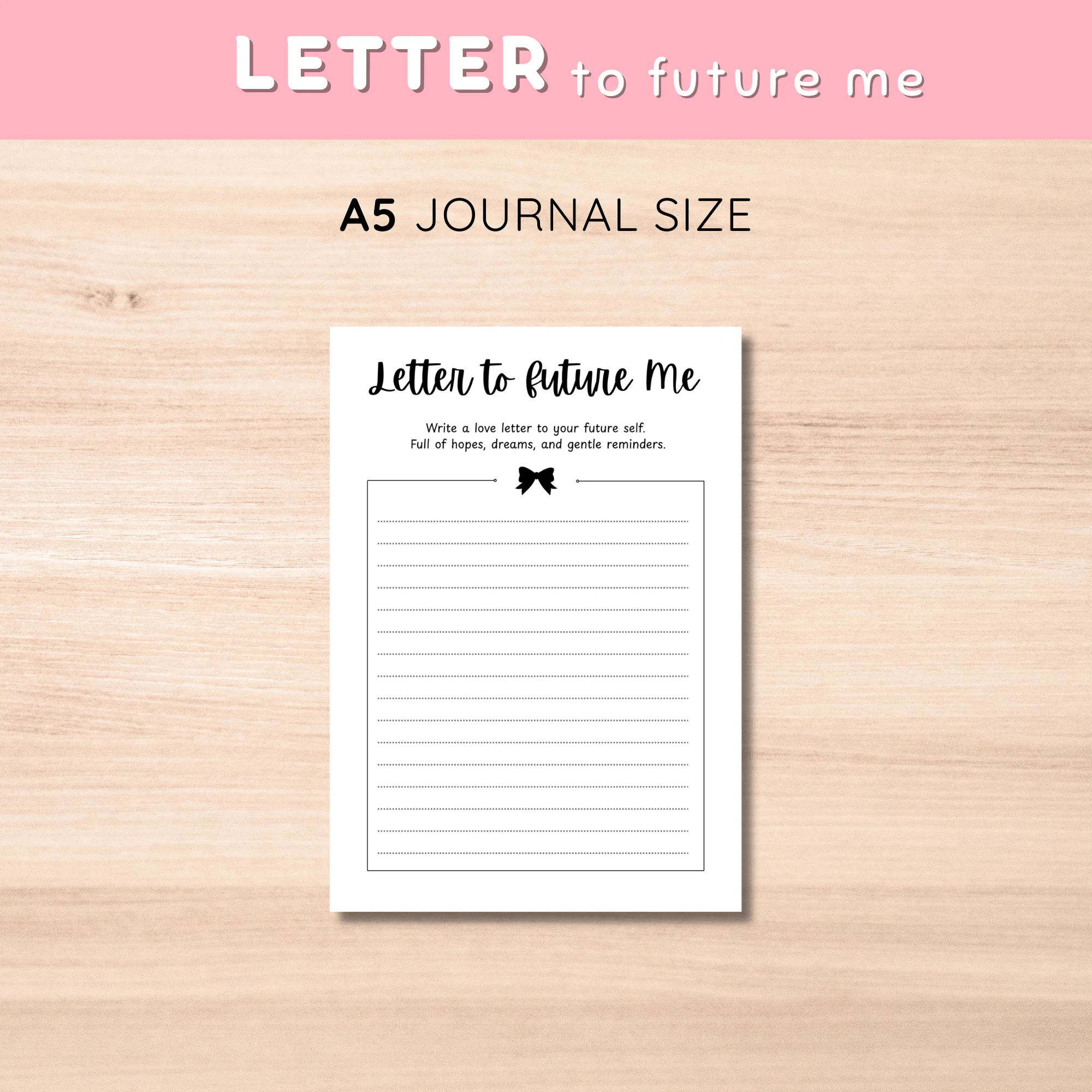 Letter for my future self